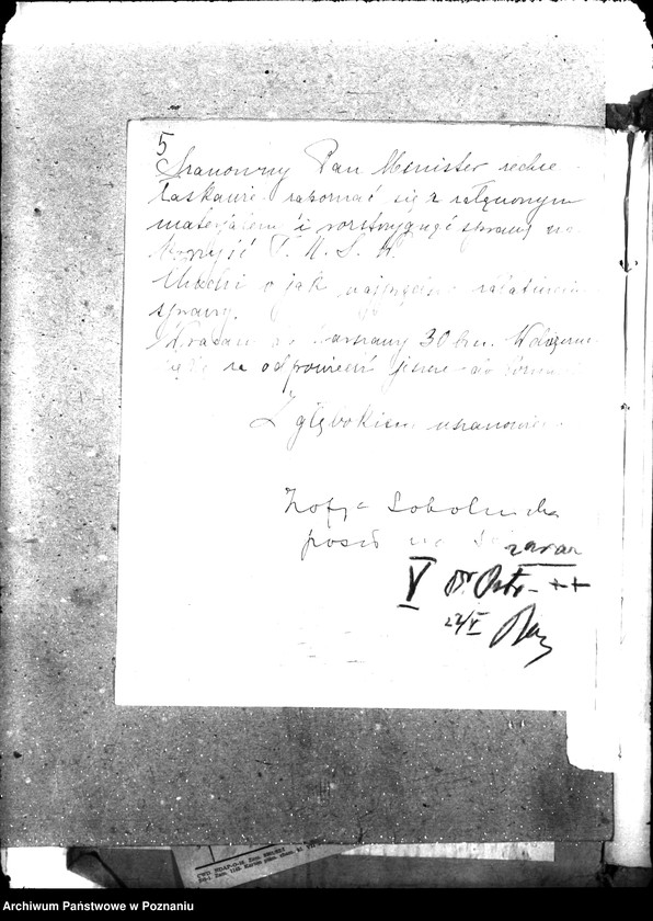 Obraz 9 z jednostki "Opcje, sprawy kolonizacyjne, przewłaszczenia, eksmisje kolonistów [organizacyjne i parcelacyjne]"