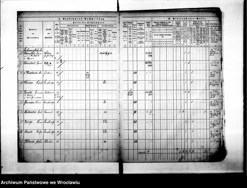 image.from.unit.number "Klassensteuerrolle nebst Eikommens - Nachweisung"