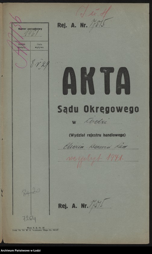 Obraz 2 z jednostki "Chaim Dawid Lew- sprzedaż gotowych ubrań"