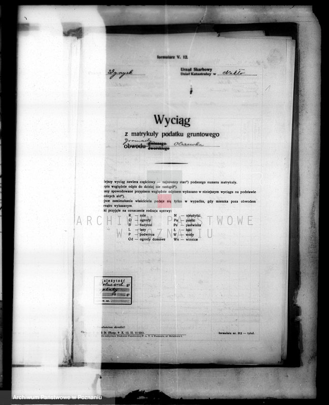 Obraz 9 z jednostki "Wyciągi z matrykuły podatku gruntowego majątku Samostrzel powiatu wyrzyskiego"