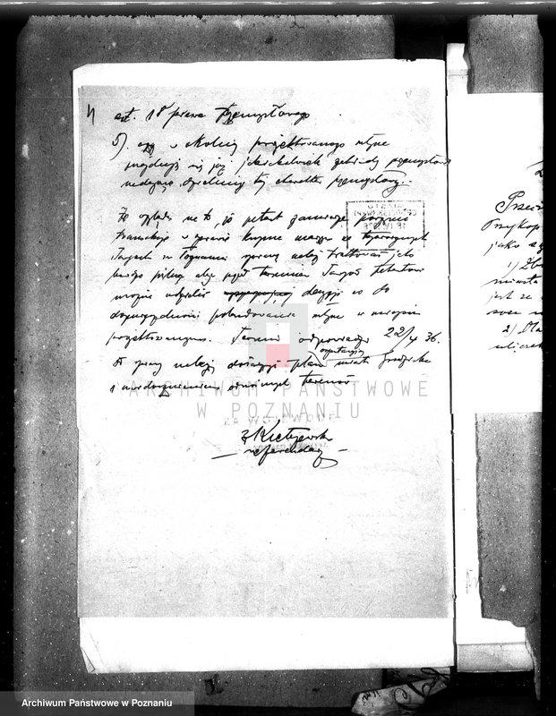 Obraz 9 z jednostki "Zatwierdzenie zakładu przemysłowego młyna motorowego St. Krajewskiego w Grodzisku, pow. nowotomyski"