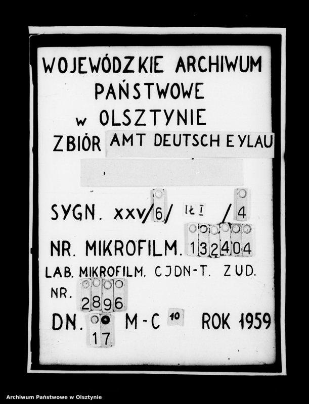 image.from.unit.number "Altes Repertorium der zwei Deutsch Eylauschen Amtsbücher und 5 Hackschiften"