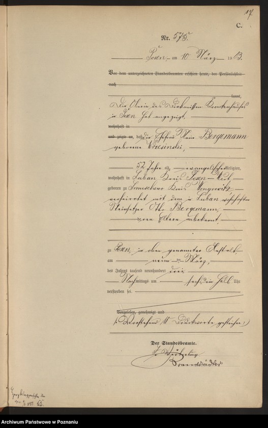 Obraz 20 z jednostki "Księga zgonów tom II"