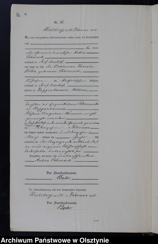 image.from.unit.number "Sterbe -Neben-Register Nr 1-66"