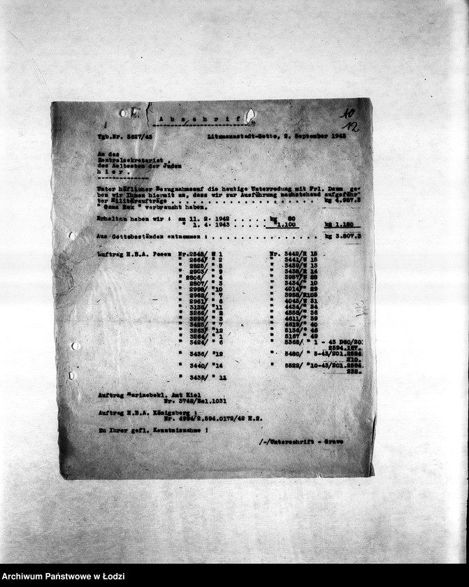 Obraz 15 z jednostki "Arbeitsressort R [Produkcja i zapotrzebowanie materiałów dla resortów pracy]"