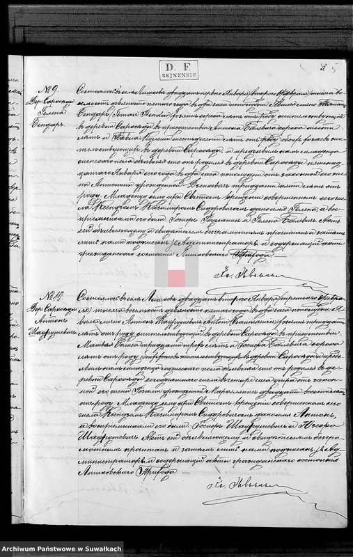 image.from.unit.number "Kniga Duplikat Aktov o Roždenij Brakosočetanij i Smerti Liškovskago Rimsko- Katoličeskago Prichoda Sejnskago Okruga za 1895 god"