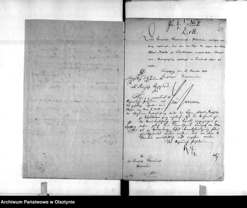 image.from.unit.number "Disziplinar-Untersuchung gegen den Lehrer Brosche [Albert] zu Wandlacken Kreises Gerdauen"