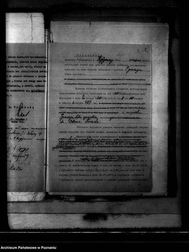 image.from.unit.number "Majętności Pyszczyn powiatu bydgoskiego przymusowy wykup"