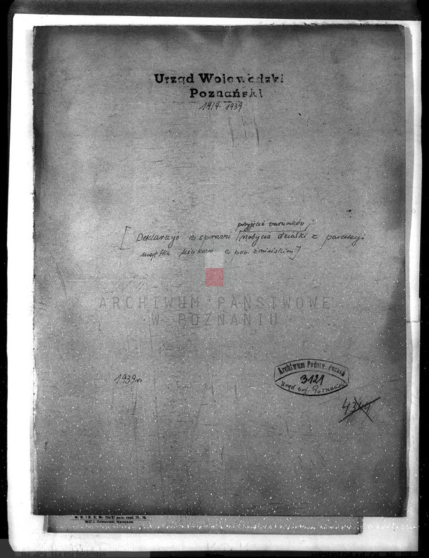 Obraz 4 z jednostki "/Deklaracje w sprawie przyjęcia warunków nabycia działki z parcelacji majątku Uścikowo w powiecie żnińskim"