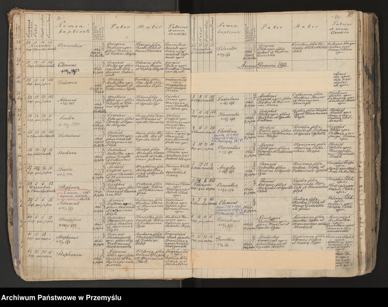 image.from.unit.number "Księga urodzeń, małżeństw, zgonów miejscowości Łopuszka Wielka"