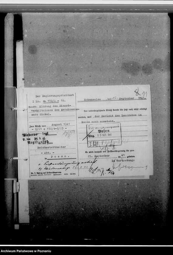 Obraz 15 z jednostki "Hinkel, Philipp, Amtskommisar, Konin"