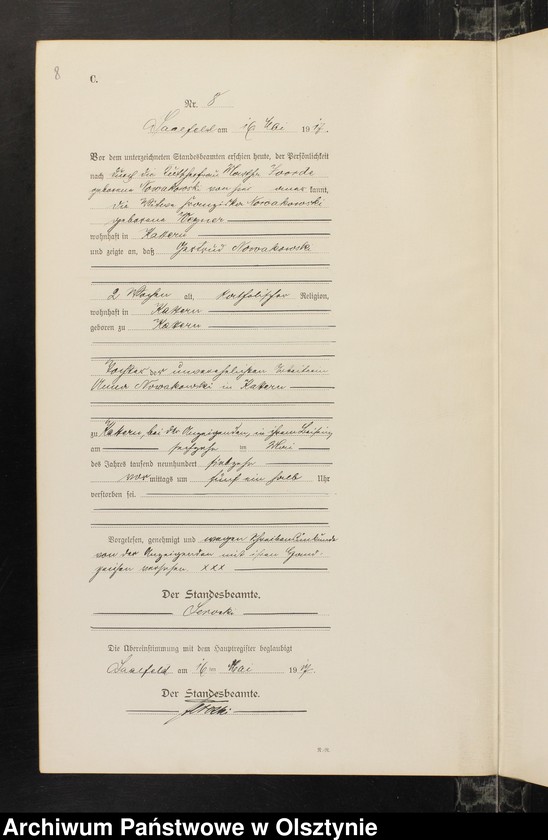 image.from.unit.number "Sterbe-Neben-Register Nr 1 - 21"