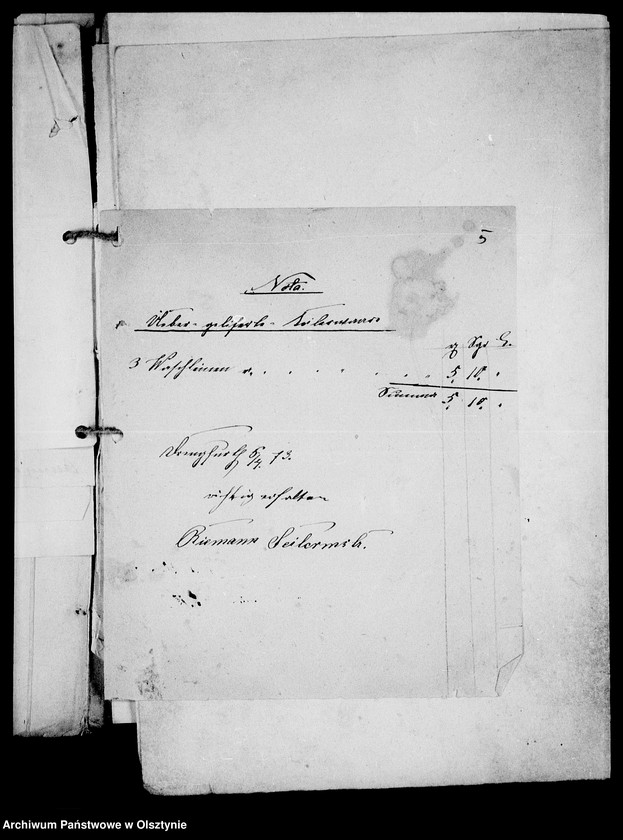 image.from.unit.number "/Rechnungen, Bittgesuche, Posteinlieferungsscheine für Unterstützungen religiöse Bücher u. a. /"