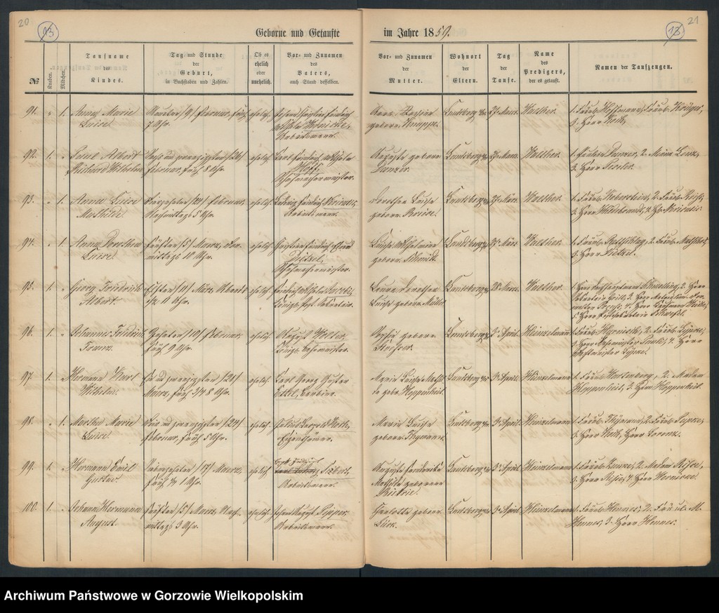 image.from.unit.number "Duplikate der Hauptkirche zu Landsberg an der Warthe (zawiera też księgę zgonów Konkordien Kirche z 1859 r.)"