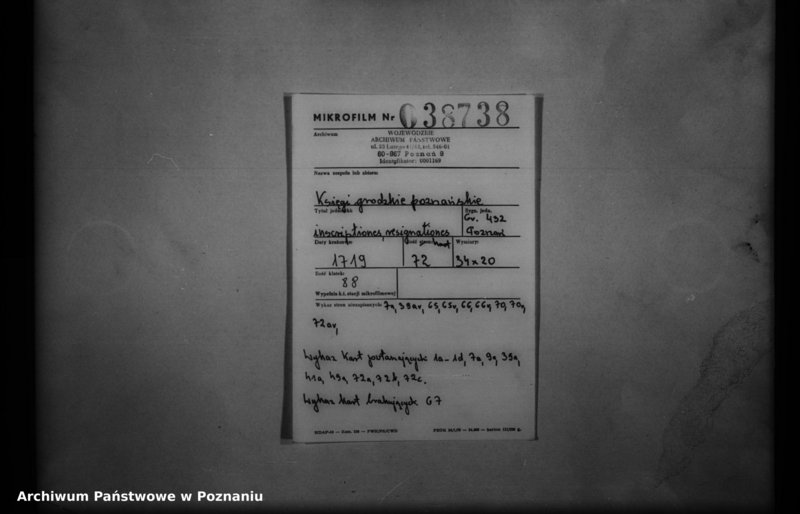 Obraz 2 z jednostki "Inscriptiones, resignationes [protocollon]"