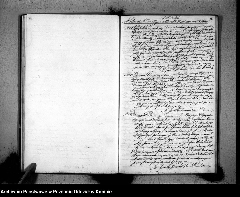 Obraz 19 z jednostki "Duplikat urodzonych, zaślubionych, zmarłych"