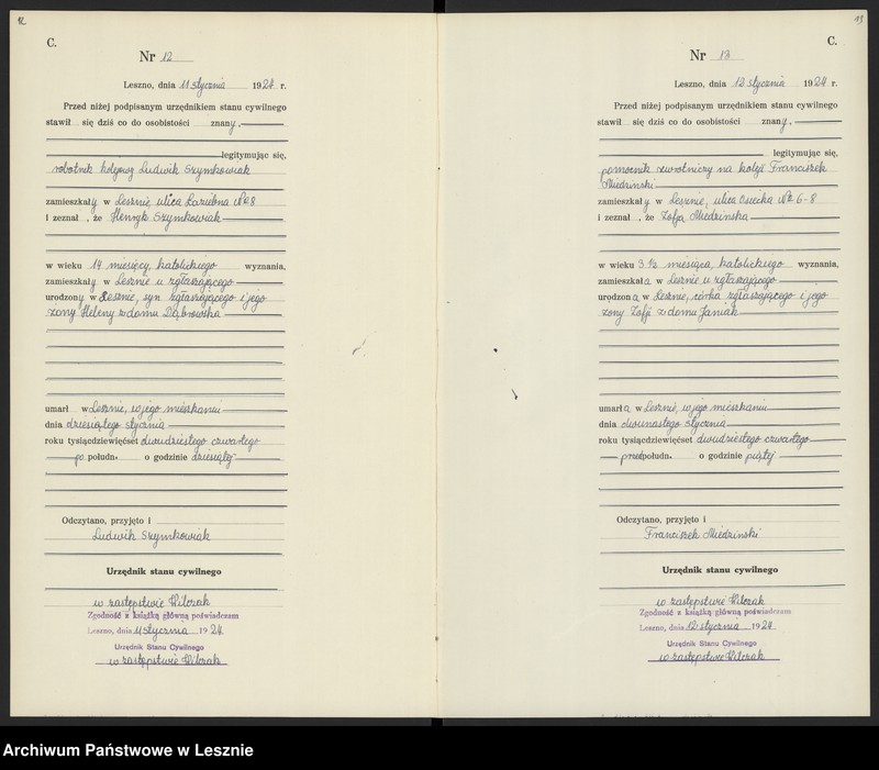 Obraz 9 z jednostki "Księga zgonów"