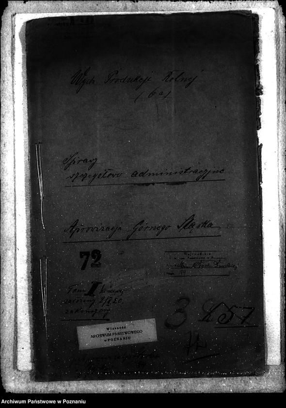 Obraz 4 z jednostki "Sprawy szczegółowo adm. Aprowizacja Górnego Śląska"