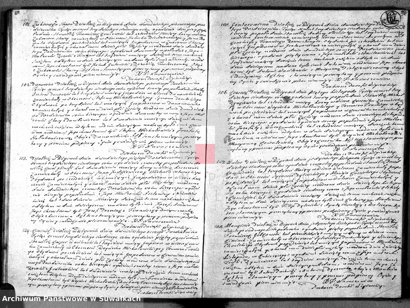 image.from.unit.number "Duplikat urodzonych, zaślubionych y umarłych kościoła wigierskiego parafialnego roku 1837"