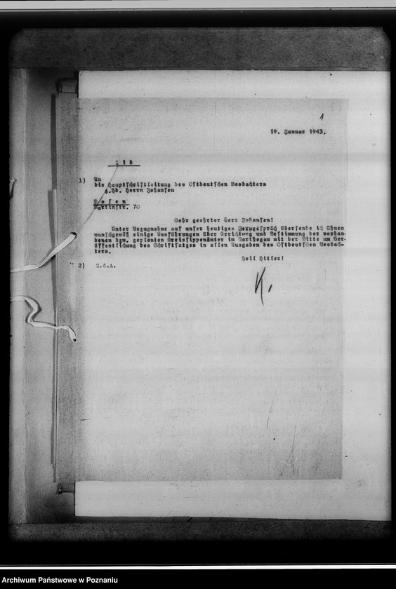 Obraz 5 z jednostki "Allgemeines betreff: Veröffentlichungen über Kreissippenämter"