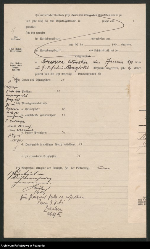 Obraz 9 z jednostki "A. betr. den russischen Untertanten Eisig Sygal"