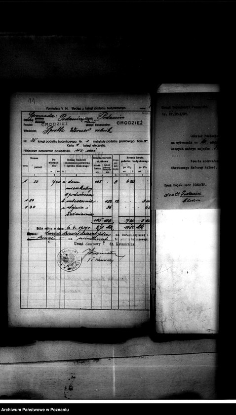 Obraz 13 z jednostki "Przymusowy wykup majątku Podanin powiat chodzieski"