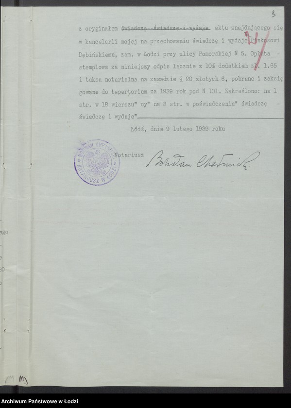 Obraz 5 z jednostki "Izrael Icek Winer, Pinkus Dębiński – sprzedaż galanterii"