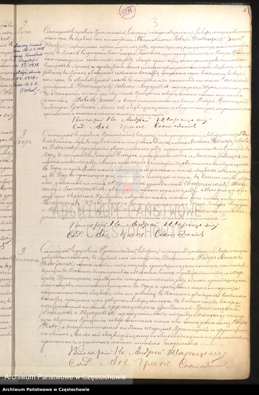 Obraz 6 z jednostki "[Duplikaty akt urodzeń, małżeństw i zgonów z roku 1900]"