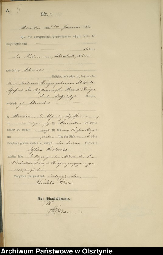 image.from.unit.number "Geburts-Haupt-Register Nr 1 - 309"
