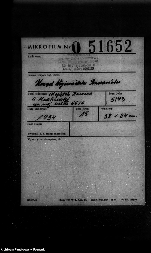 Obraz 2 z jednostki "Majątek Ławica A. Rutkowski nr woj. kotła 6612"