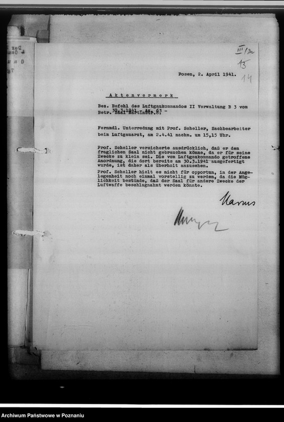 Obraz 18 z jednostki "[Wytyczne i korespondencja w sprawie zabezpieczenia magazynów archiwalnych]"