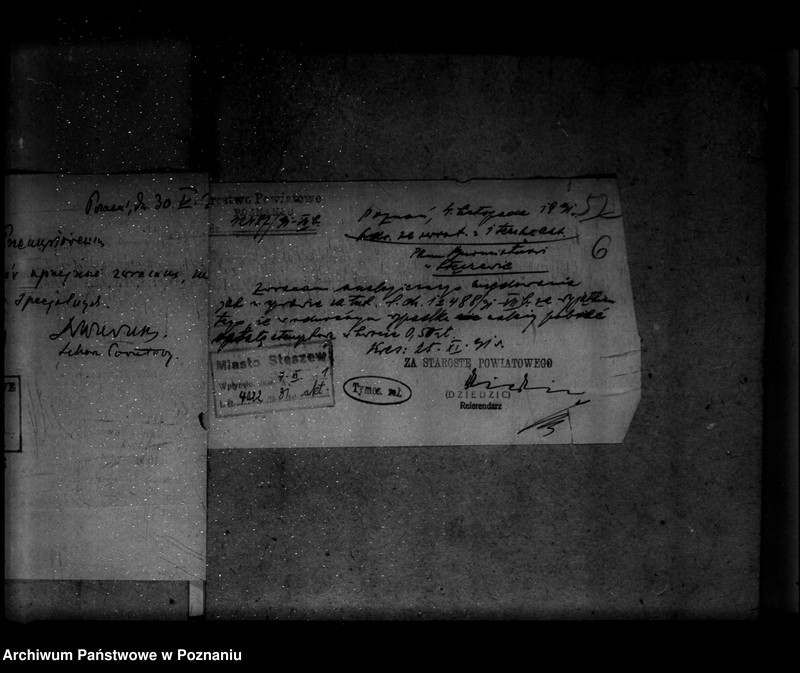 Obraz 12 z jednostki "Zatwierdzenie projektu urządzania zakładu przemysłowego Firmy Płótno S. Akcyjna W Stęszewie powiat poznański nr 516"