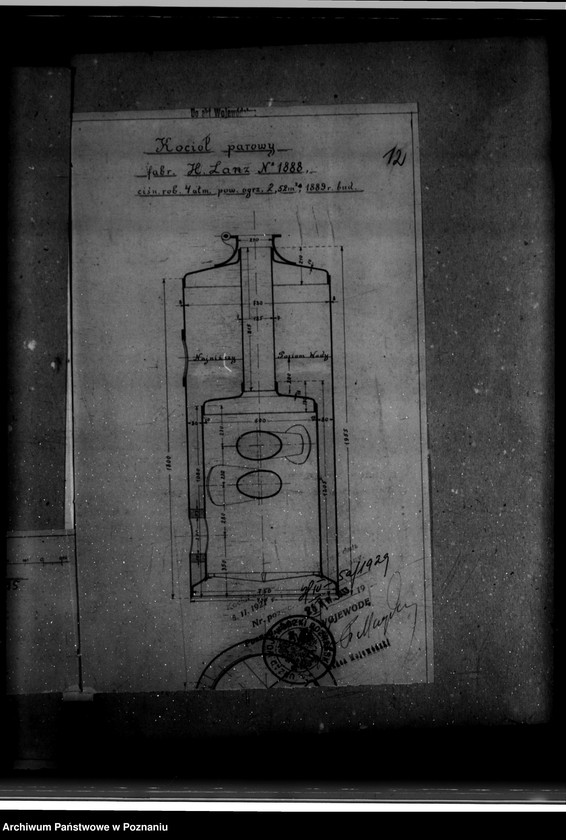 Obraz 16 z jednostki "Mleczarnia W. Malinowskiego w Błotnicy powiat wolsztyński nr woj. kotła 1929"
