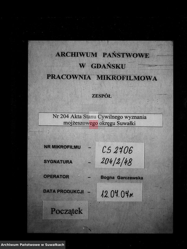 image.from.unit.number "Dokumenty prinadležaščie aktam bračnym za 1888 god Suvalskago Evrejskago Okruga"