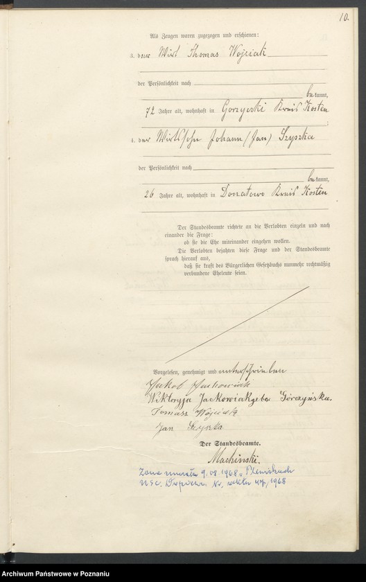 Obraz 12 z jednostki "Heiraths-Haupt-Register"
