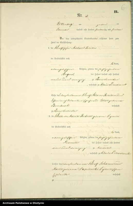 image.from.unit.number "Heiraths-Neben-Register Nr 1 - 42"