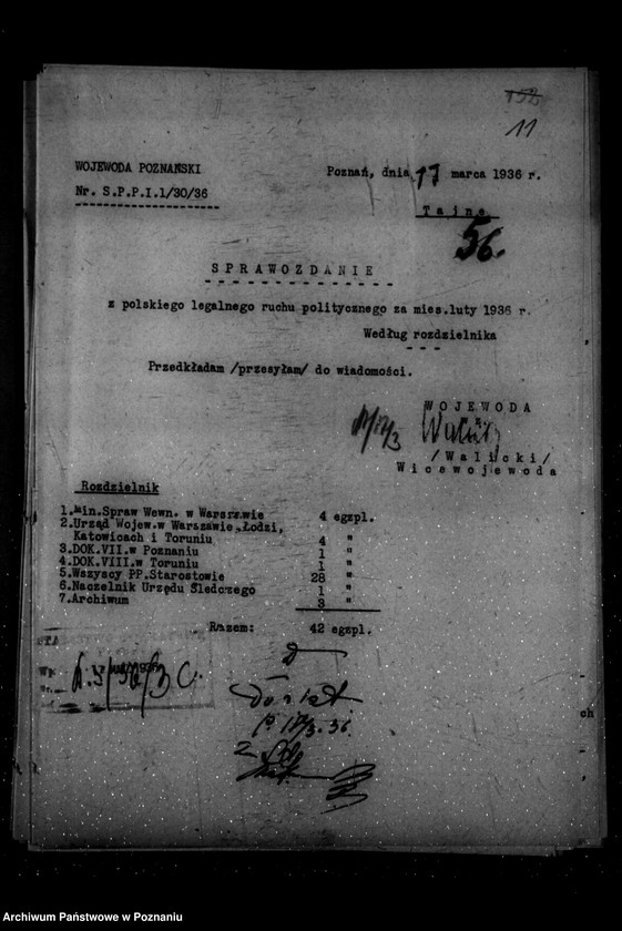 Obraz 15 z jednostki "Sprawozdania miesięczne z polskiego legalnego ruchu politycznego za czas od stycznia do grudnia 1936 r."