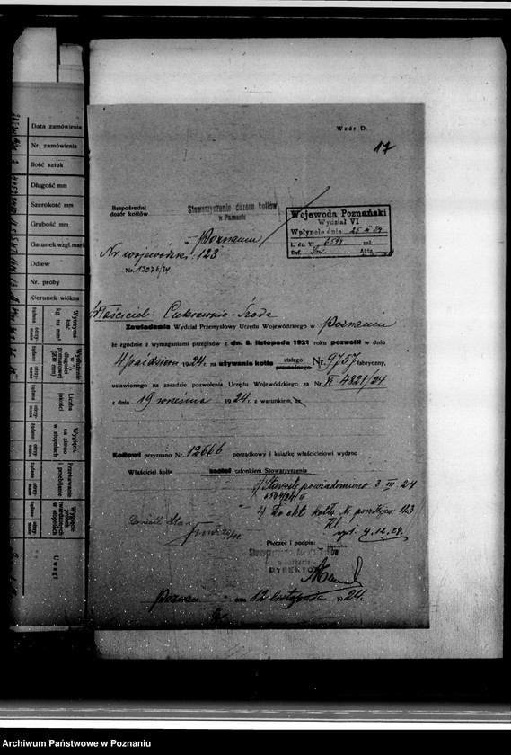 Obraz 19 z jednostki "Cukrownia w Środzie Towarzystwo Akcyjne Nr woj. 123"