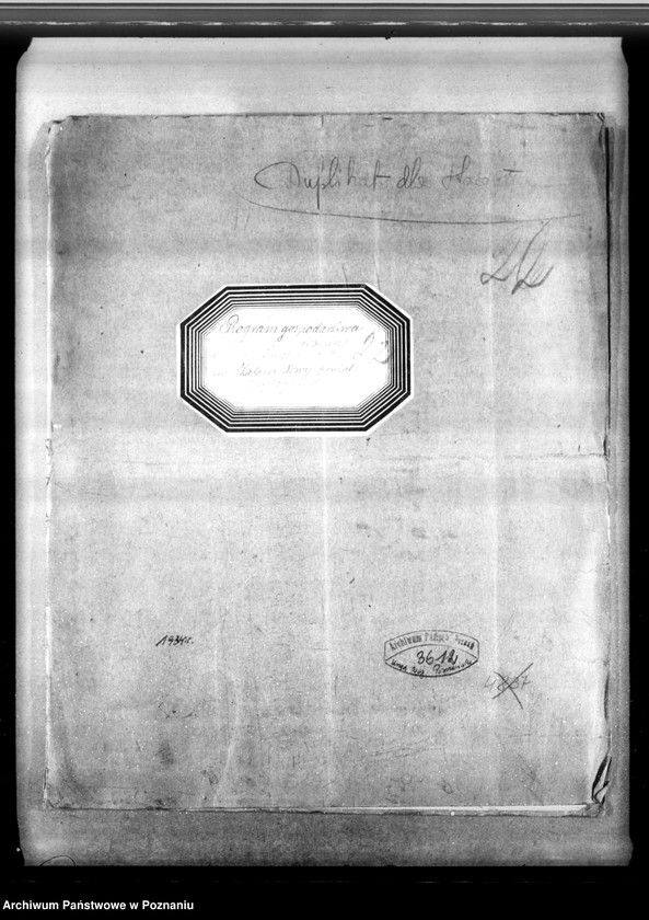 Obraz 4 z jednostki "Plan gospodarstwa leśnego dla lasu Jaegera Waltera gmina Zatom Nowy powiat międzychodzki 1933-1944"