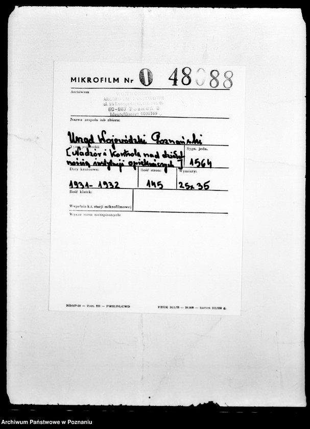 Obraz 2 z jednostki "/Nadzór i kontrola nad działalnością instytucji opiekuńczych/"