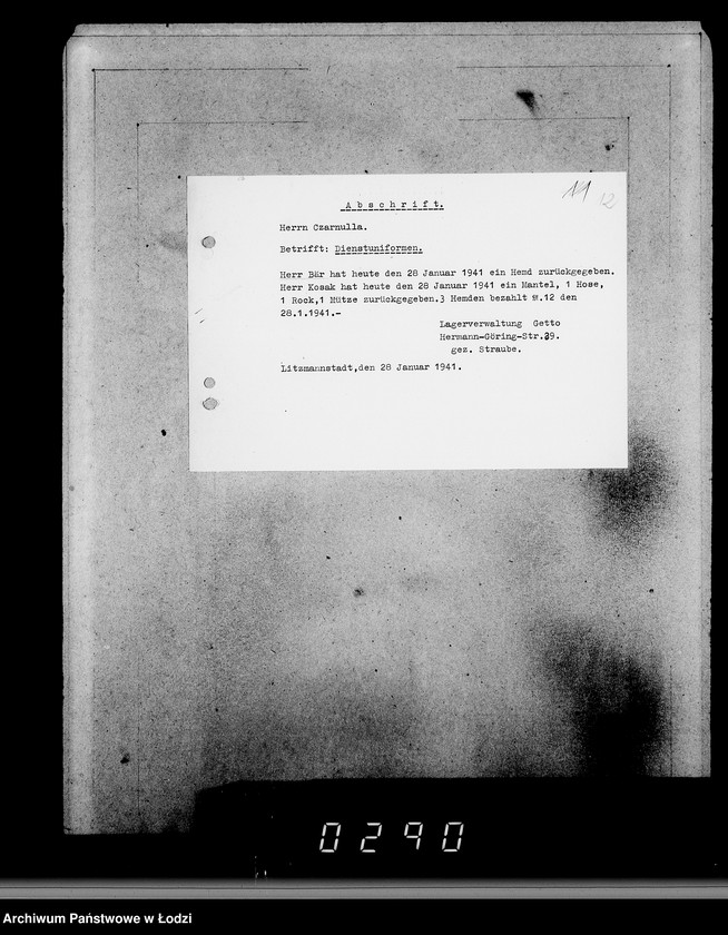 Obraz 16 z jednostki "Ausgeschiedene Dienstuniformen"