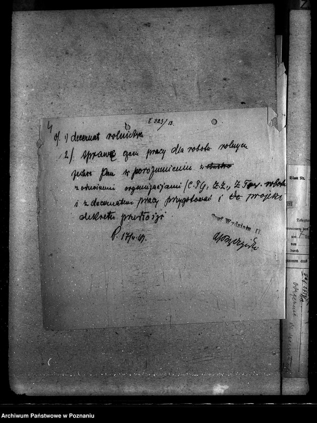 Obraz 8 z jednostki "Sprawy szczegółowo-administracyjne Zjednoczenie Producentów Rolnych"