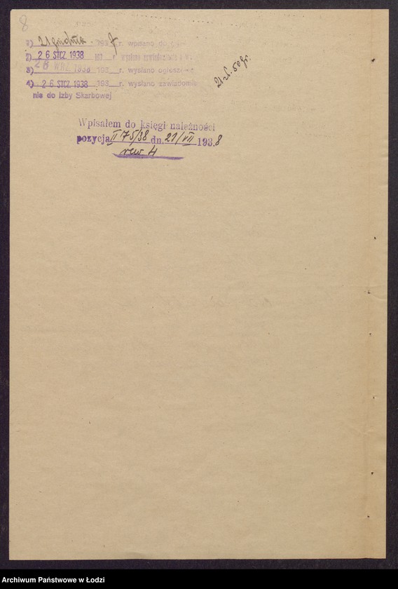 Obraz 10 z jednostki "Abram Lajb Wajnman- wyrób i sprzedaż towarów bawełnianych"