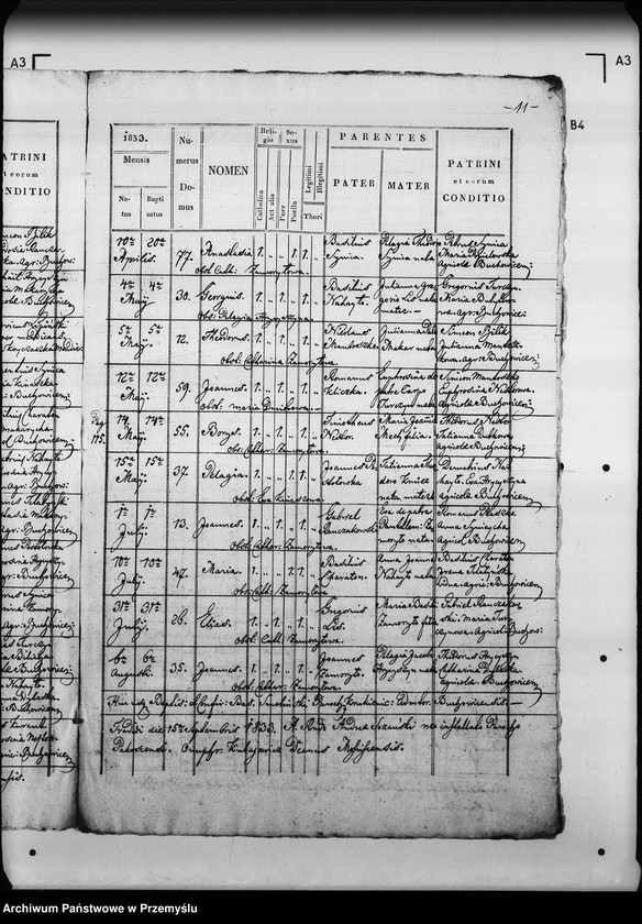 Obraz 15 z jednostki "[Kopie ksiąg metrykalnych parafii Pakość z filiami Buchowice, Czyszki (dekanat Mościska)]"