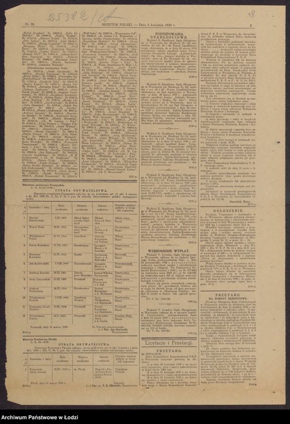 Obraz 20 z jednostki "Przędza Pończosznicza- Fajga Dymant- sprzedaż przędzy pończoszniczej i innej"