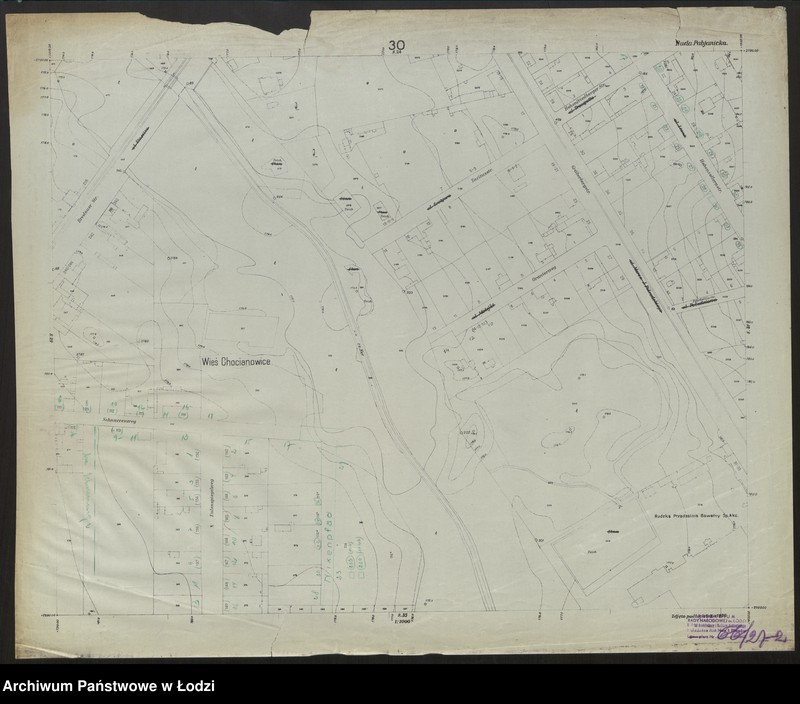 Obraz 2 z jednostki "Plan miasta Rudy Pabianickiej Sekcja 30"