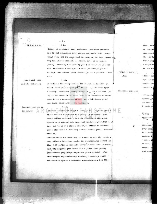 Obraz 19 z jednostki "Umowa dzierżawna majątku państwowego Pałczyn w powiecie wrzesińskim"