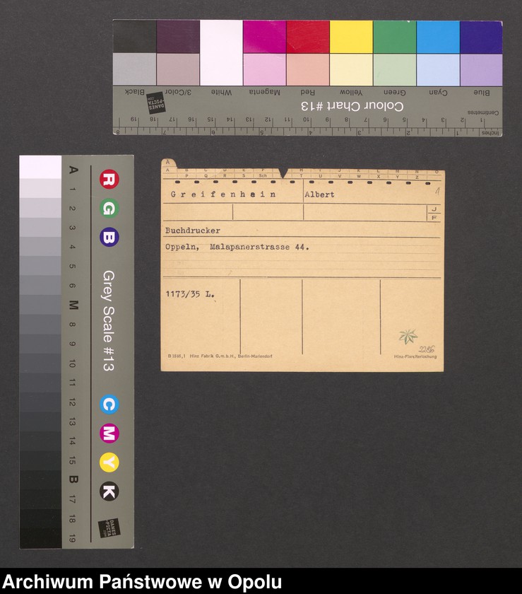 Obraz 3 z jednostki "[Greifenhein Albert, Oppeln]"