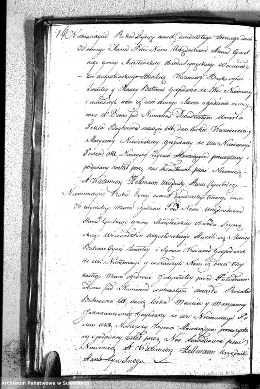 image.from.unit.number "Akta Umarłych Gminy Mirosławskiey na Rok 1823"