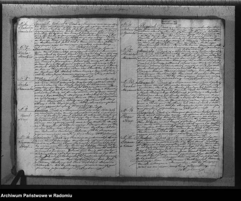 image.from.unit.number "Duplikat akt urodzonych, zaślubionych i zmarłych z parafii Głowaczów w roku 1854"